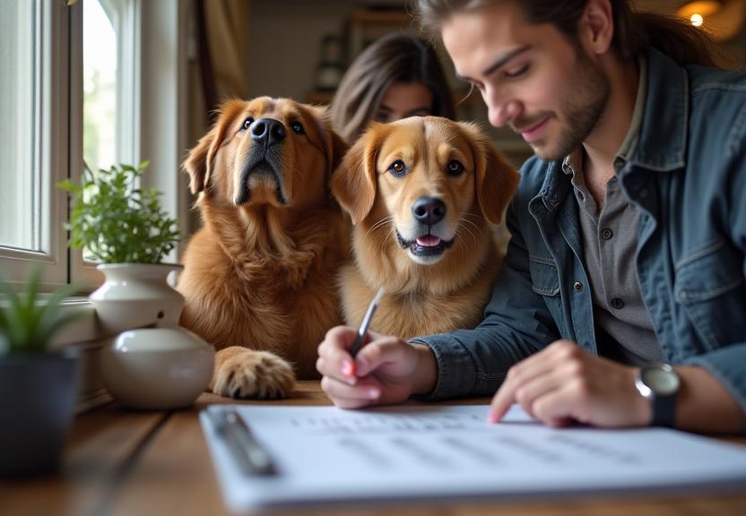 Éducateur canin créant un programme d'entraînement sur mesure pour un chien à Lyon.