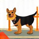 Icône d'agilité canine